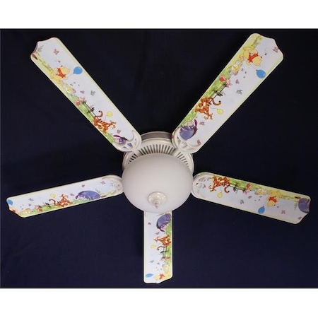 Emblem 52 in. New Disney Winnie The Pooh & Friends Ceiling Fan EM983737